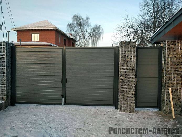 Классный цвет ворот, как по моему проекту Классный цвет ворот, как по моему проекту