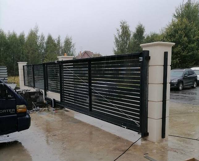 Откатные ворота Алютех Откатные ворота Алютех