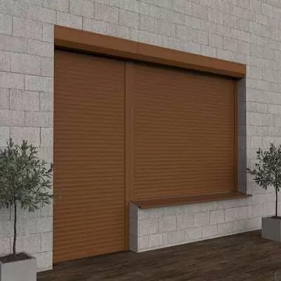 Рольставни на балкон (система окно + дверь)